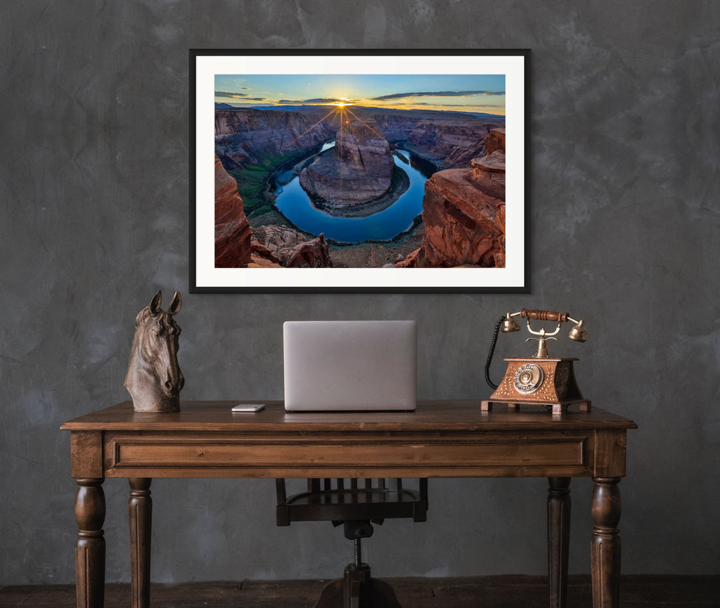 Horseshoe Bend Burst — Fine Art Photography Print